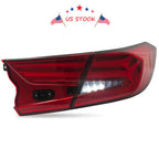 Red LED Tail Lights for Honda Accord (2018-2020)