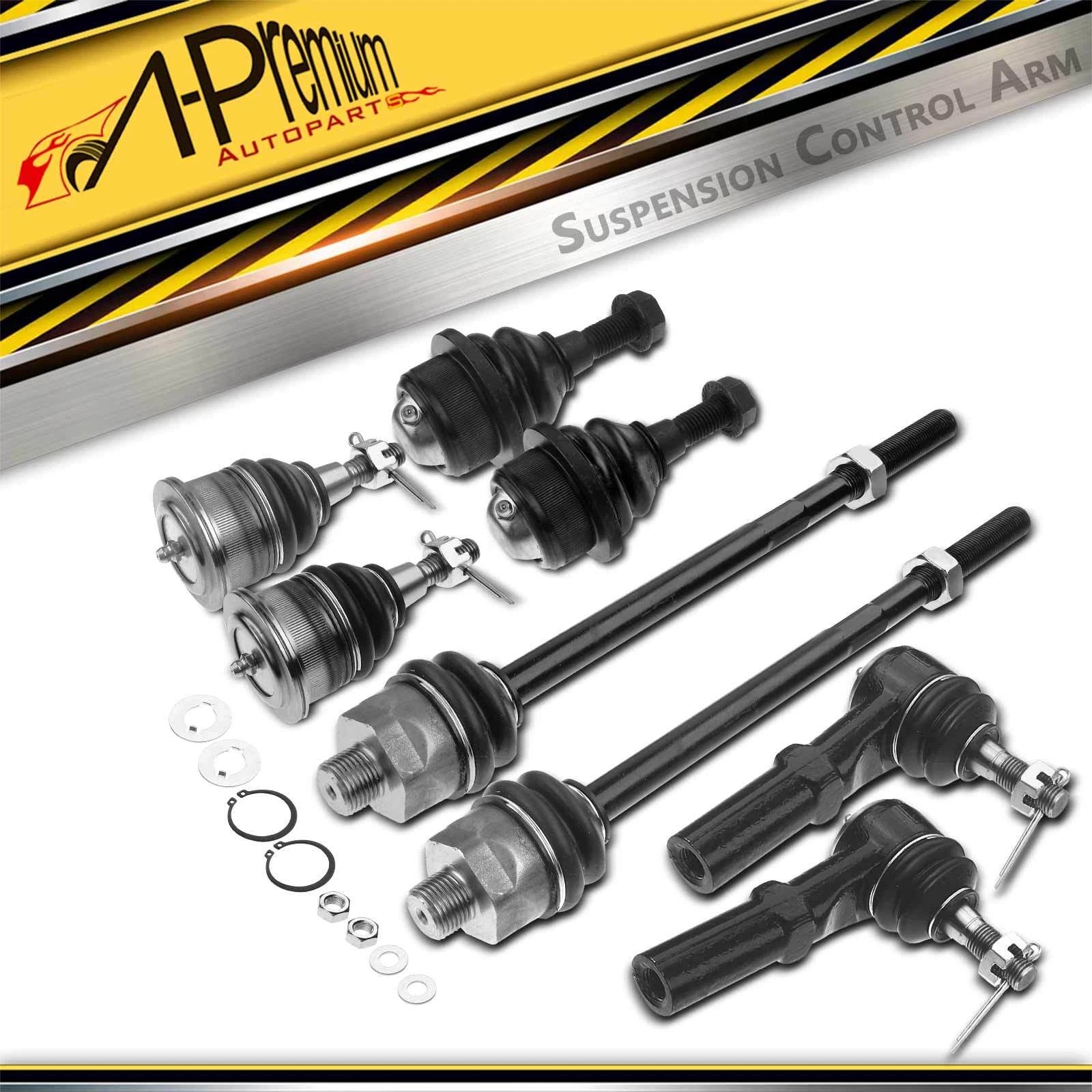 8x Front Tie Rod End Ball Joint for Chevy Silverado 2500 (2001â2004)