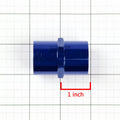 1/2" NPT Female Coupler for Universal Applications (Aluminum, Blue Anodized)