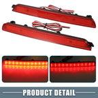 2X Rear Bumper Reflector LED Brake Tail Light BN8R-51-5M0B for Mazda 3 (2005–2009)