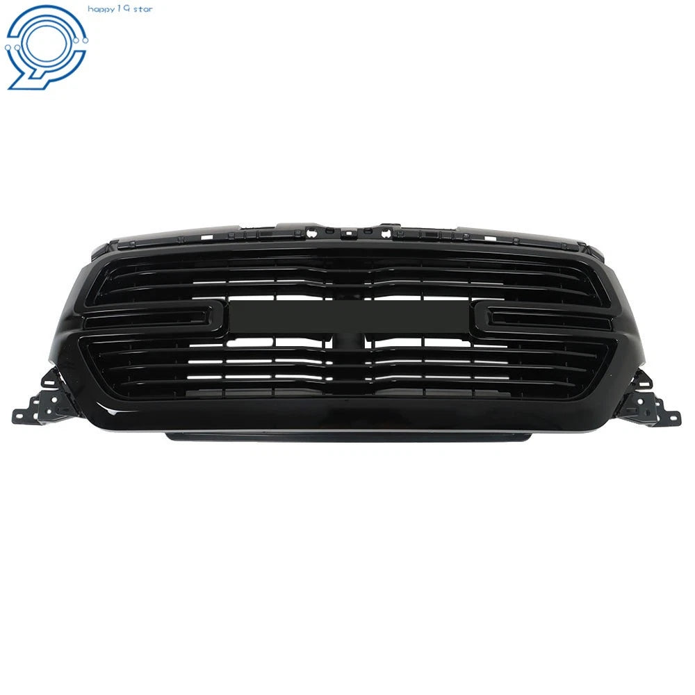 Front Upper Grille Assembly for Dodge Ram 1500 (2019-2022) Glossy Black