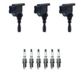 Set of 3 Ignition Coils & 6 Denso Iridium Spark Plugs for Sedona XG350 (2002–2006)