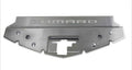 Brushed Front Header Plate w/White C-Fiber Vinyl "CAMARO" Inlay for 16-20 Camaro