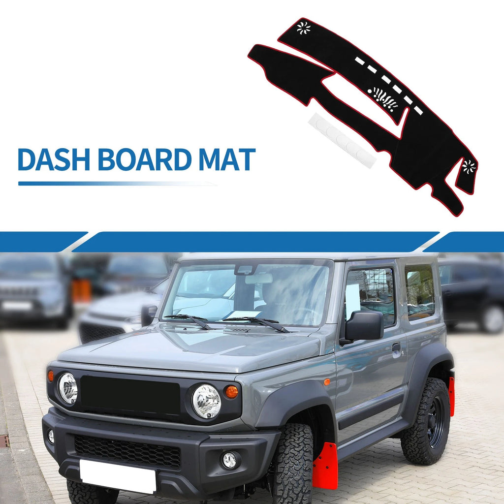Dashboard Cover Mat for Lexus ES 300h (2021–2023) Sun Protector Black Red