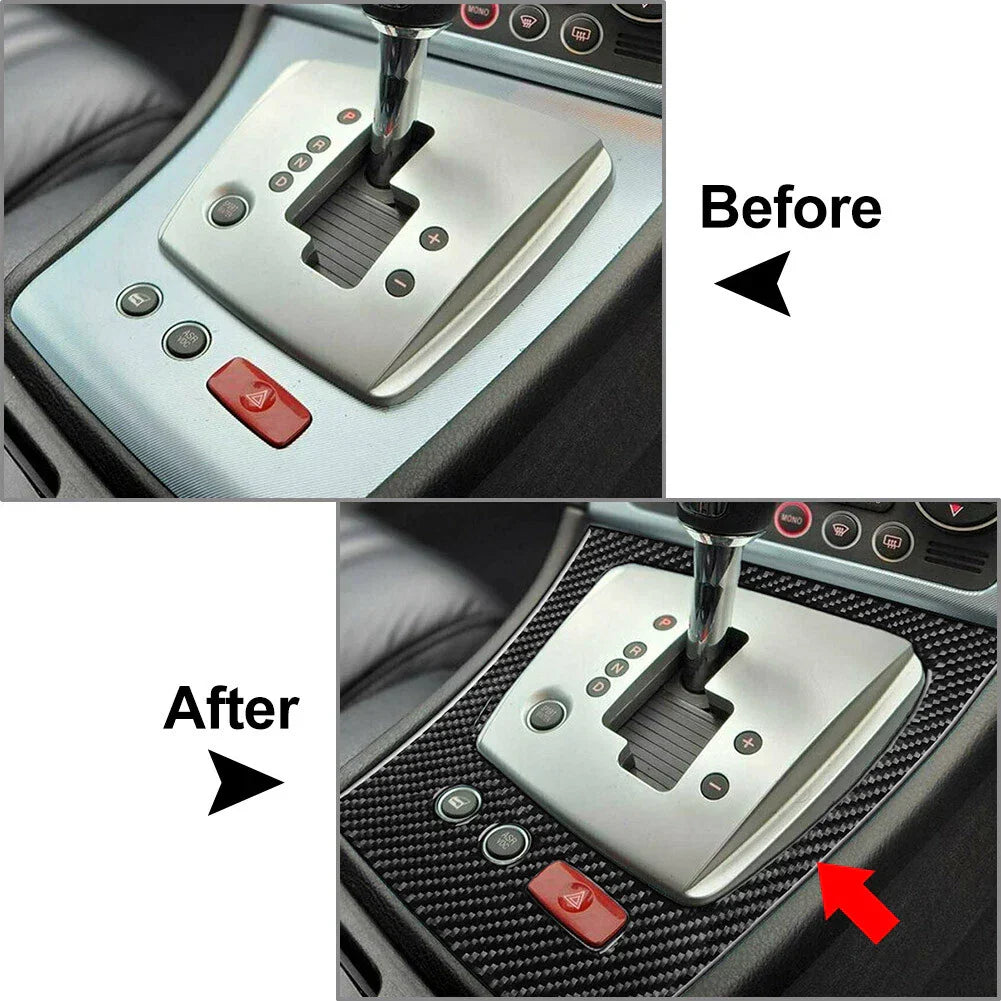 Carbon Fiber Gear Shift Panel Cover for Alfa Romeo 159 Spider Brera (2006-2011)