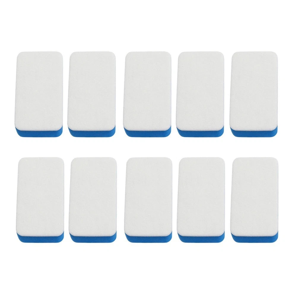 10X Car Glass Oil Film Cleaning Sponge Set - EVA Foam + Felt Cloth