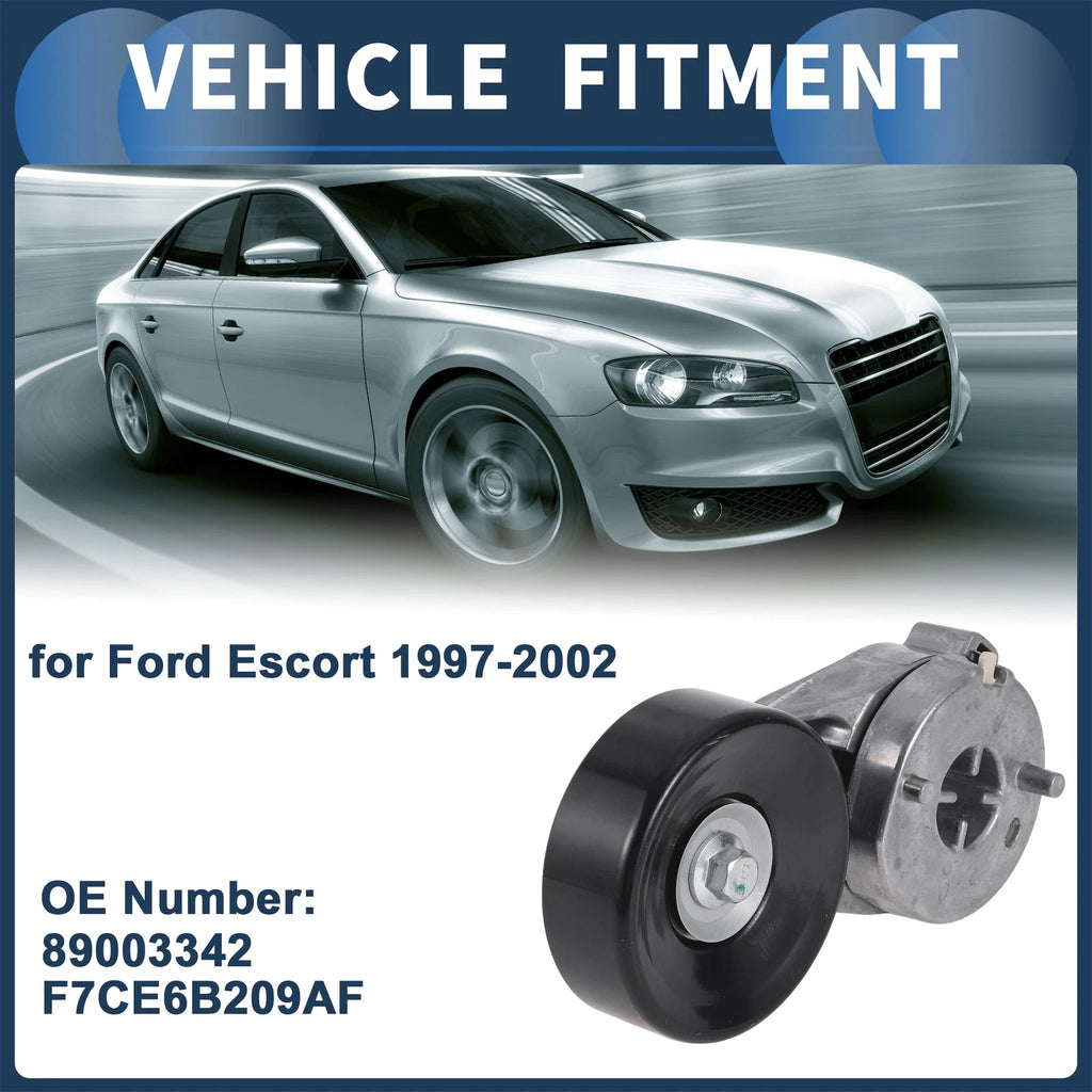 Belt Tensioner for Ford Escort (1997–2002) No. 89003342, F7CE6B209AF Metal