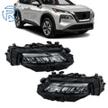 Full LED Projector Headlights for Nissan Rogue (2021–2023) Black Trim