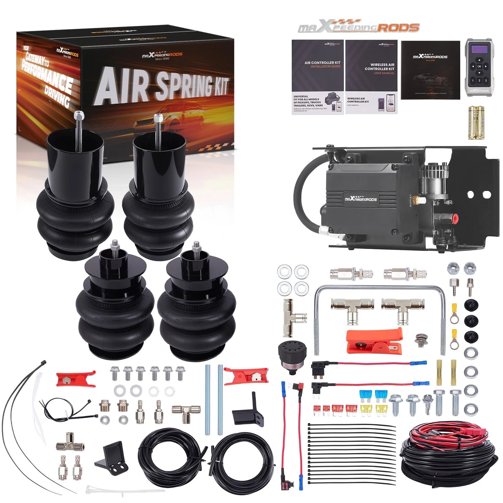 Air Springs Set for Buick Electra (1965–1970) + Wireless Controller
