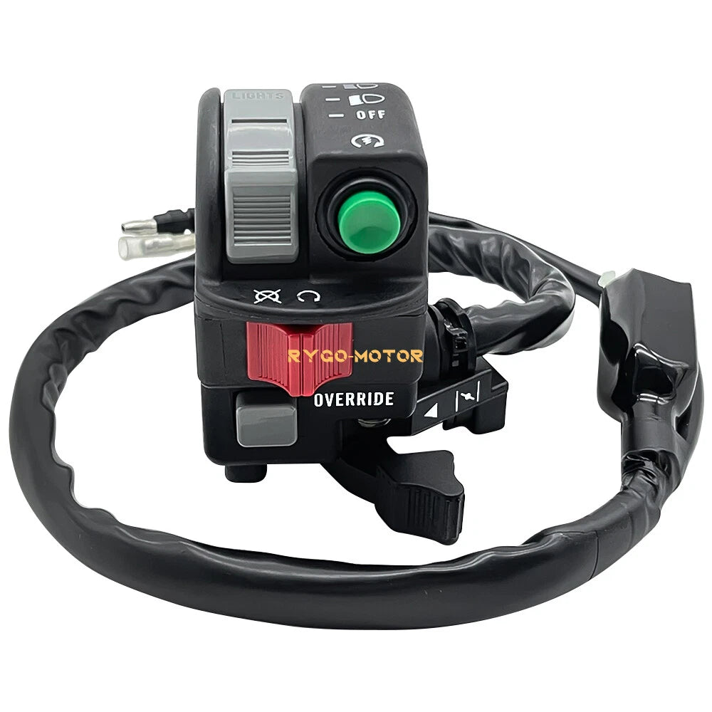 Handlebar Start Stop Switch Headlight for Kawasaki Prairie 300 360 400 (2002–2013)