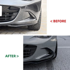 Gloss Black Front Vent Trim Fin Canards for Mazda MX-5 Miata (2016–2023)