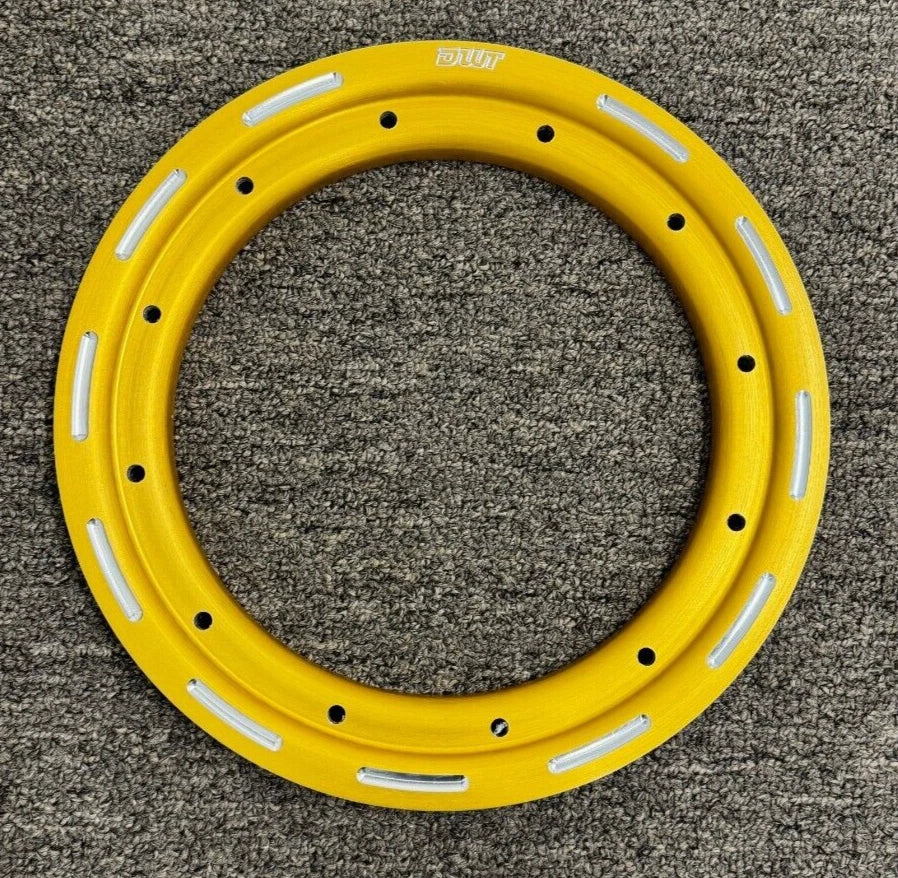 DWT Gold Anodized G2 G3 Replacement Rear Beadlock Ring for Raptor 700 YFZ450 (2004–2023)