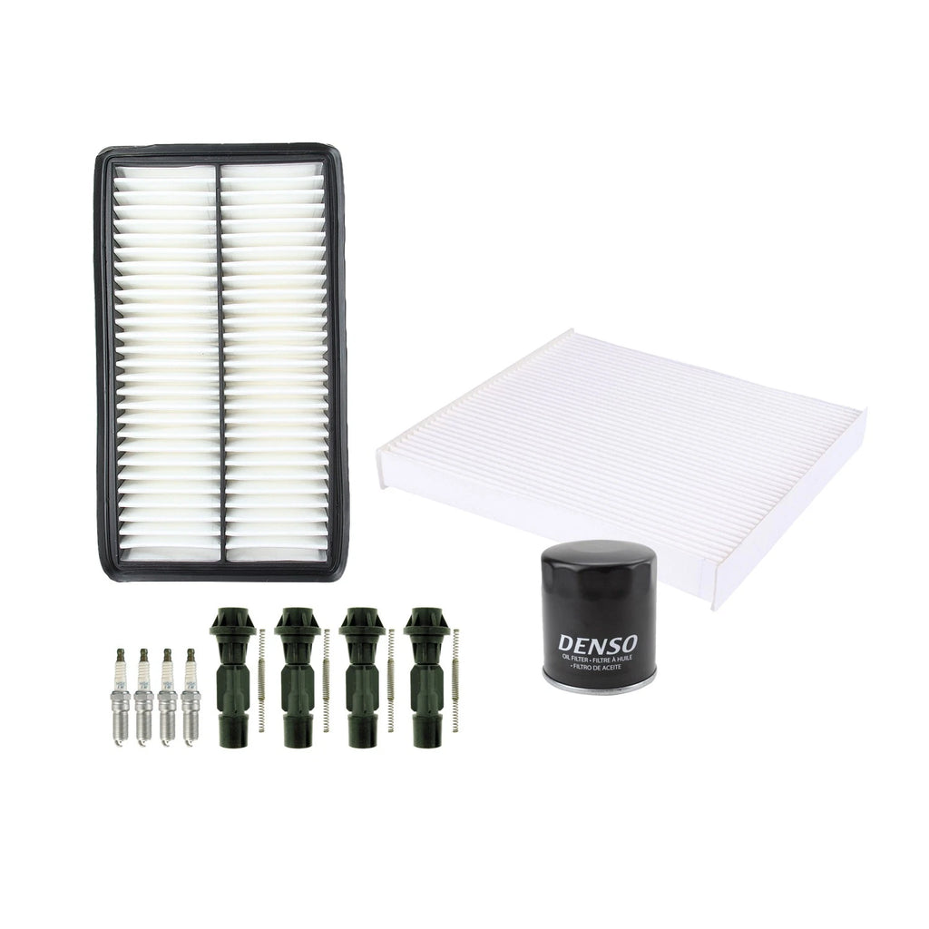 Denso Tune Up Kit with NGK 4 Spark Plugs & Boots for Mazda CX-7 (2007–2012)