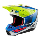 Alpinestars M5 Sail Off-Road Helmet XL Fluorescent Yellow & Blue