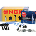 Set of 4 NGK Iridium IX Platinum Spark Plugs for Mazda 626 (1998–2002)