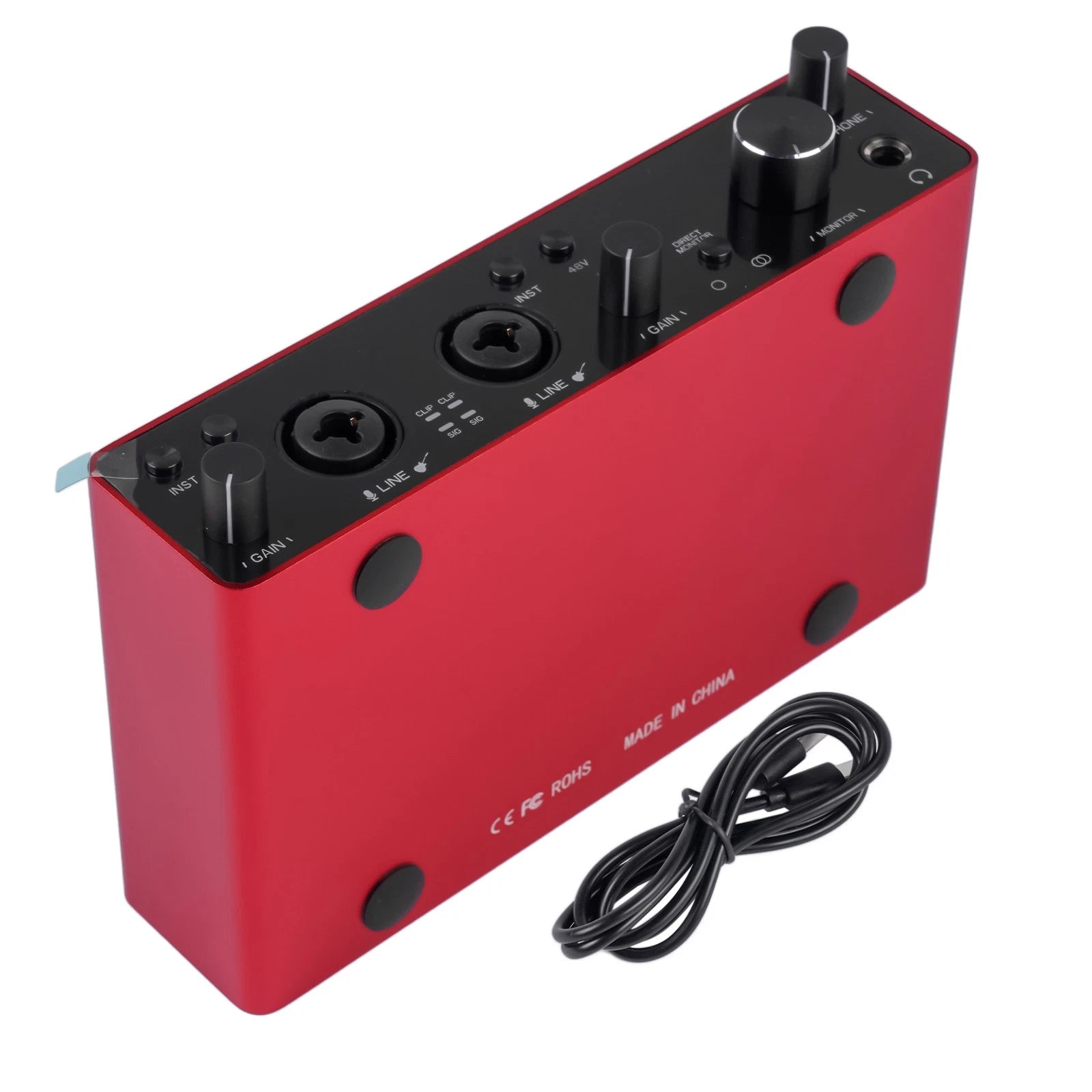 Scarlett 2i2 USB Audio Interface 24 Bit (192 kHz) for Studio/Recording