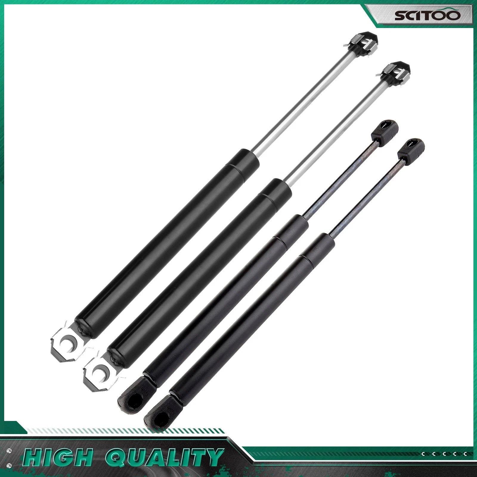 2 Hood & 2 Trunk Lift Supports for Chevrolet Camaro (1987–1992)