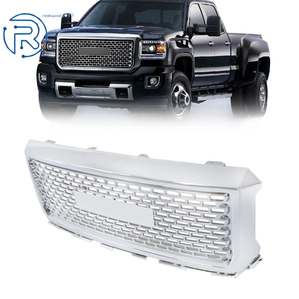 Mesh Front Bumper Upper Grille for GMC Sierra 1500 Denali (2014–2015)