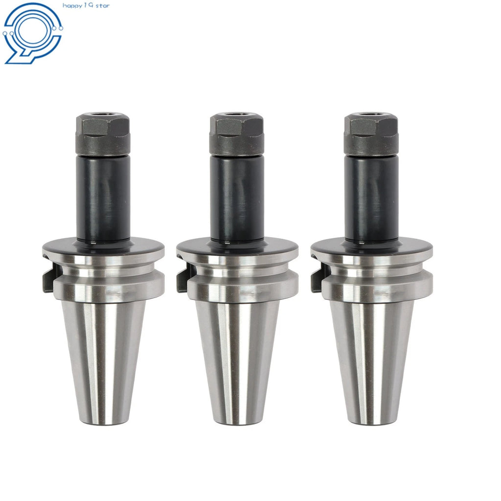 BT40 ER16 100mm Chuck Set 3 PC M16 Thread for CNC Machines