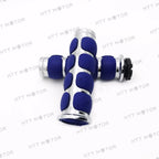 1" Blue Chrome Billet Aluminum Hand Grip for Harley FXDL Dyna Low Rider