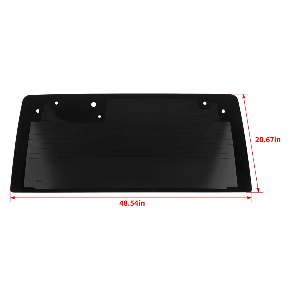 Rear Window Glass for Jeep Wrangler JK (2011-2017) - Heated Dark