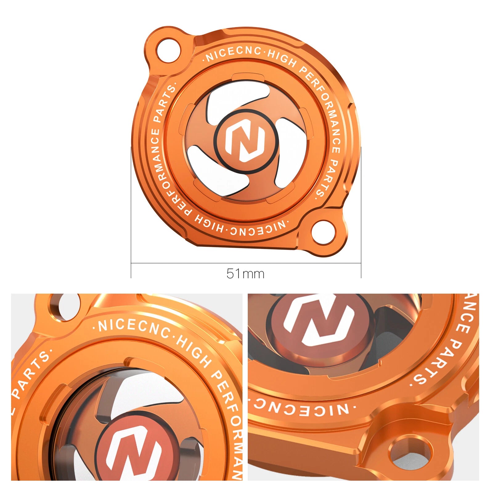 CNC Engine Oil Filter Cap Plug for KTM 250 EXC SXF XCF EXC-F (2001–2012)