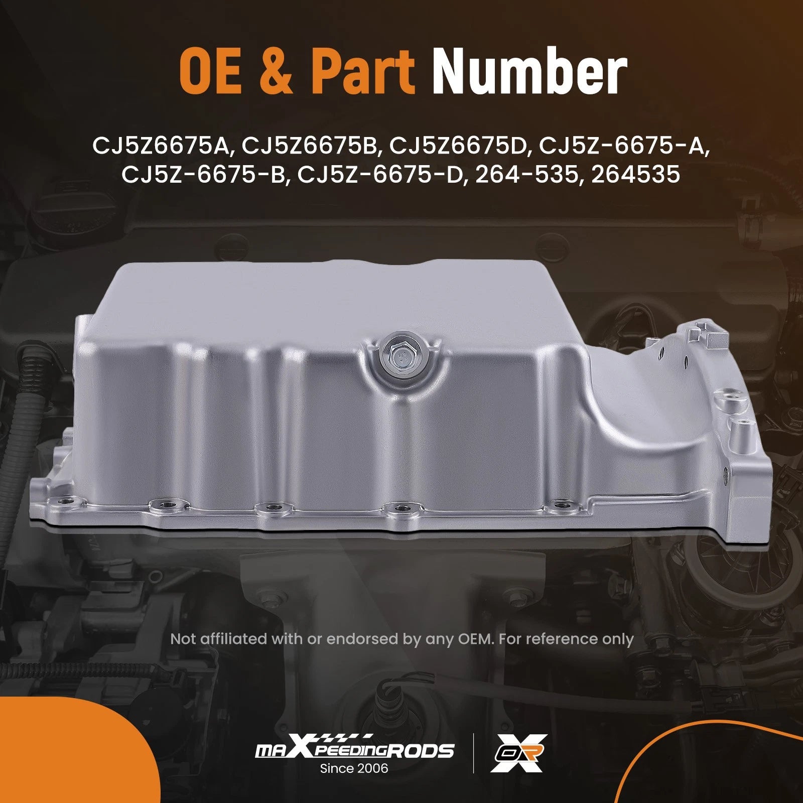 Engine Oil Pan for Ford Escape Fusion Edge Focus L4 2.0L 2.5L (2013–2020)