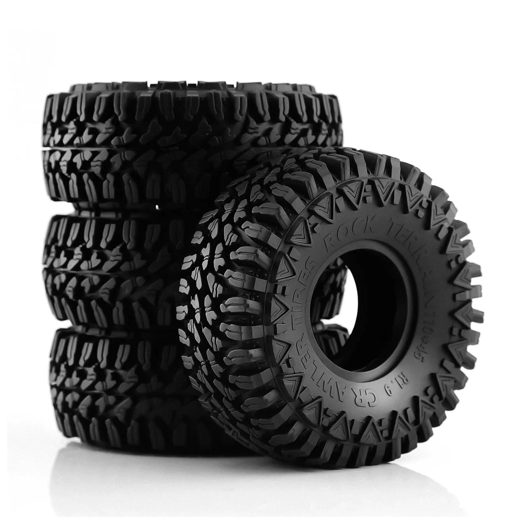 110mm Mud Terrain Rubber Tire for Axial SCX10, TRX4 (1/10 RC Crawler)
