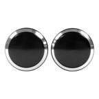 Black Front Axle Nut Covers for Harley Electra Road Glide Sportster