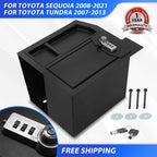 Center Console Safe Box for Toyota Tundra (2007–2013) / Sequoia (2008–2021) #00016-79184