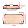 Set of 2 Black Front Seat Cushions for EZGO Medalist TXT (1993–2013)