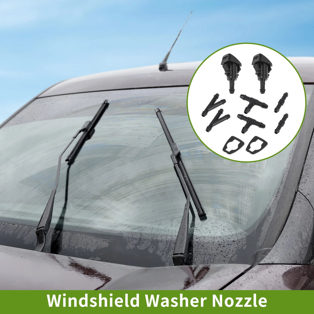 Windshield Washer Nozzle with Hose Connector for Dodge (No. 5113049AA)