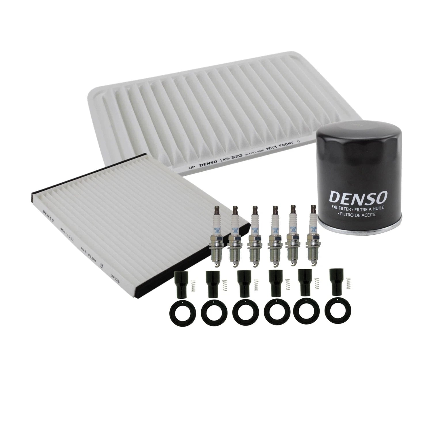Tune Up Kit with 6 NGK Spark Plugs & Boots for Camry ES300 (1997–2001)