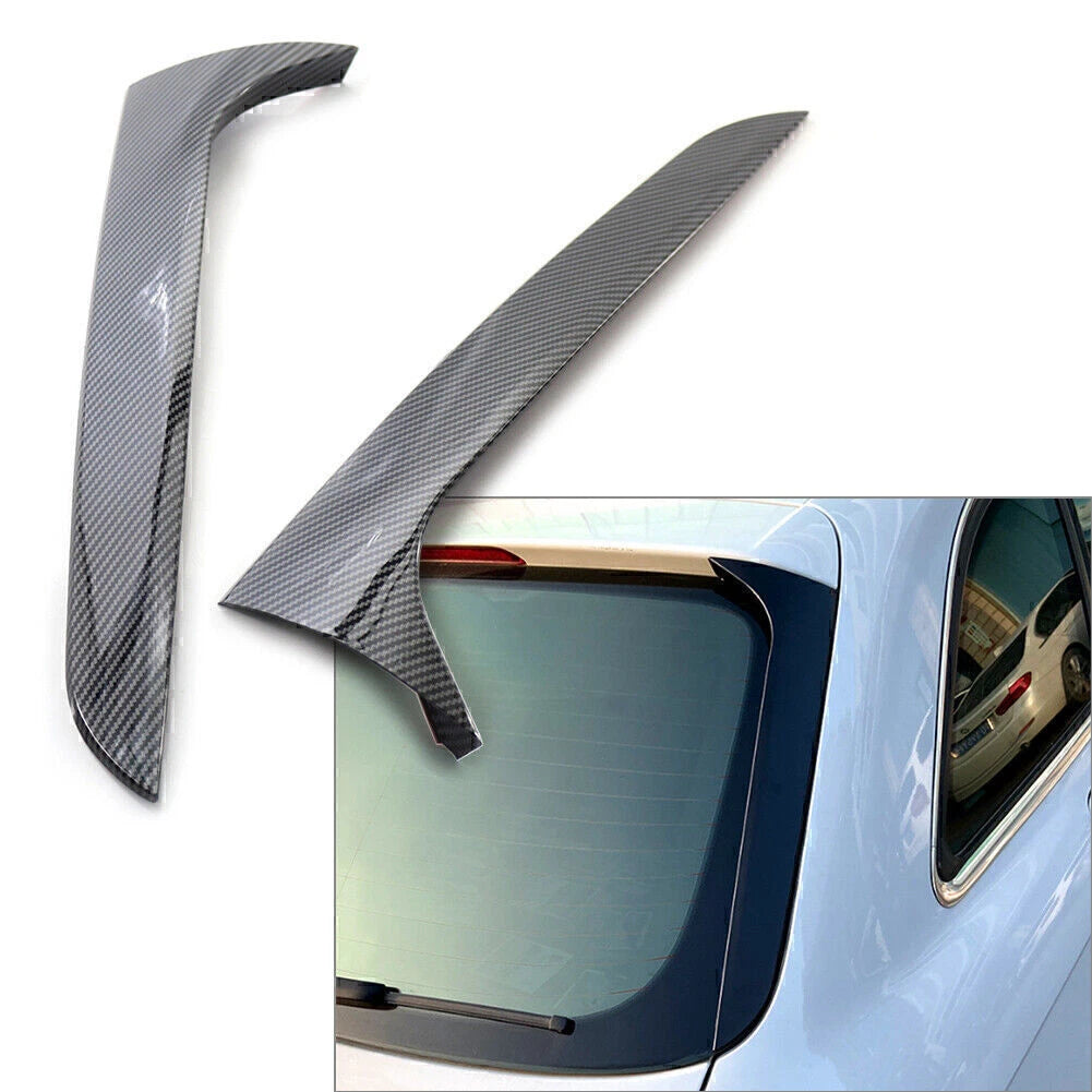 Fiber Look Rear Window Side Canard Splitter for Audi A4 B8 Allroad (2009–2016)