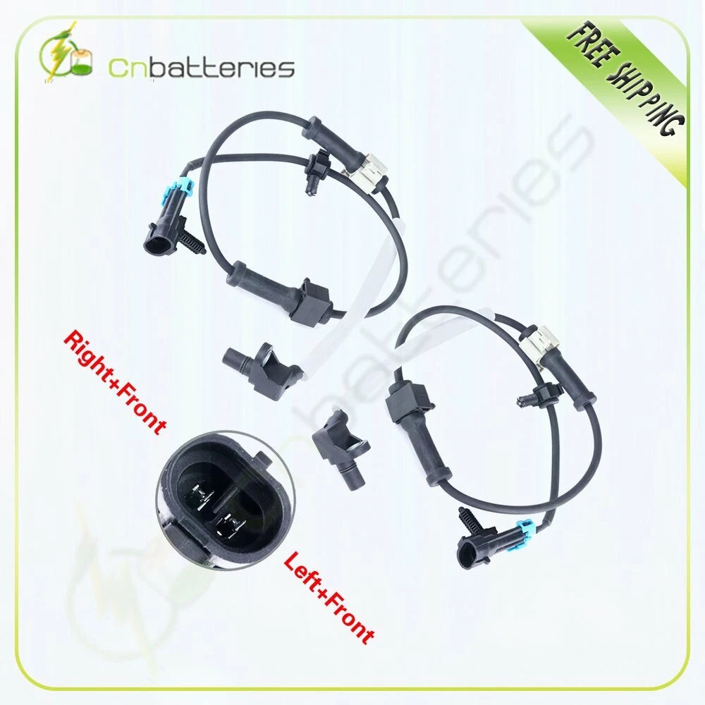 2X Front ABS Speed Sensor for Chevrolet Suburban 2500, GMC Yukon XL 2500 (2000–2006)