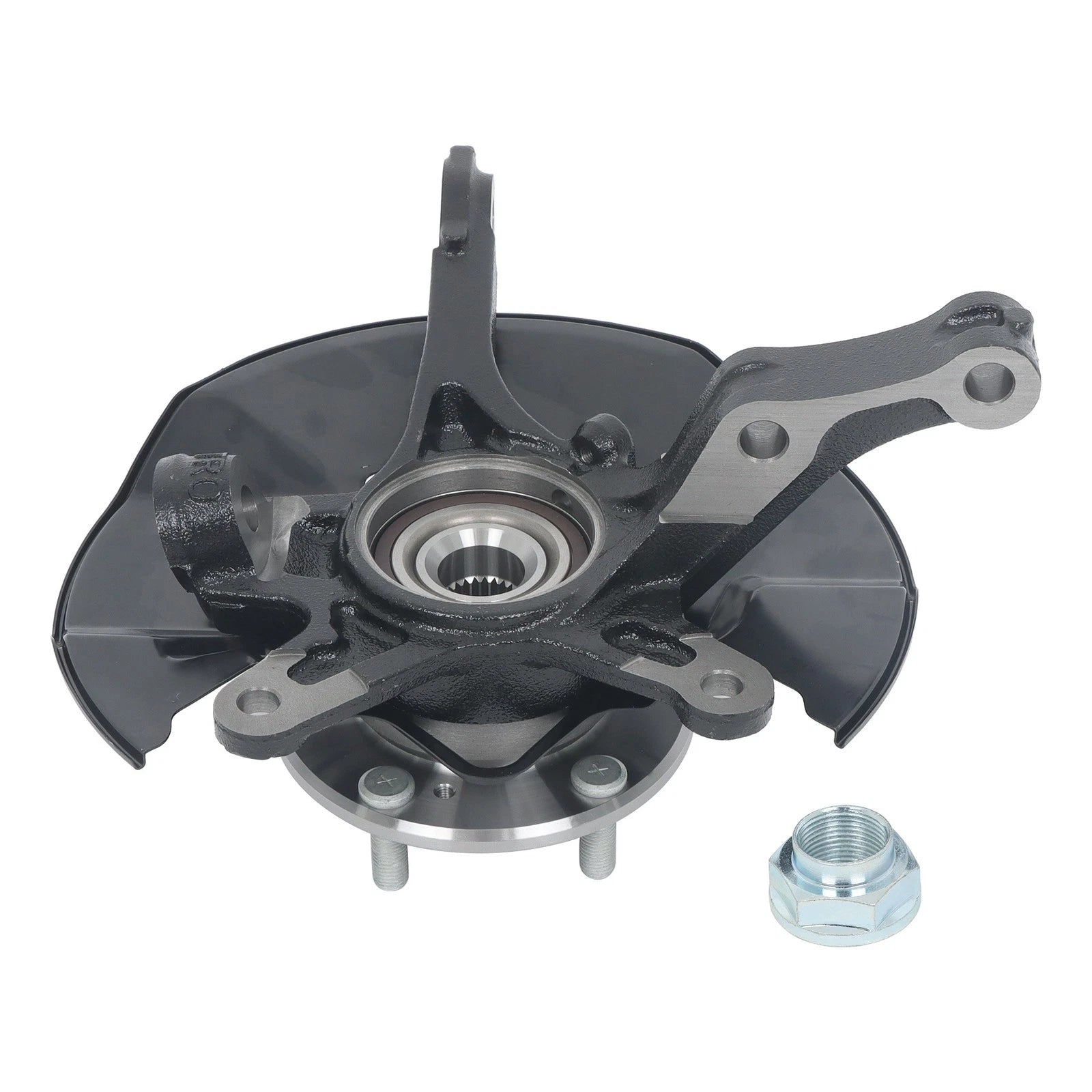 Front Left Steering Knuckle & Hub Bearing Assembly for Honda Civic (2013-2015)