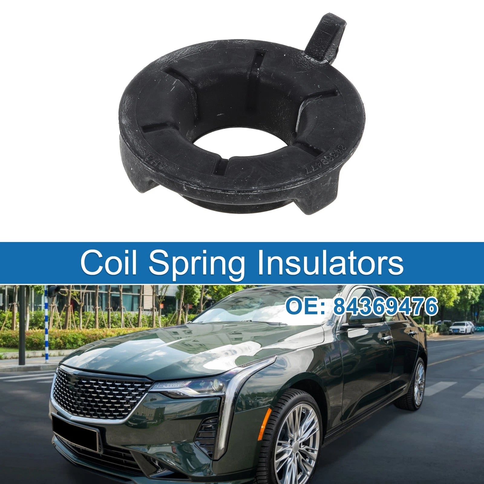 Lower Coil Spring Insulator No.84369476 for Cadillac CT4 (2020–2024) Rubber