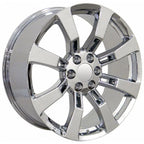 Chrome Wheel 22x9 Replacement for 2002–2006 Chevy Avalanche