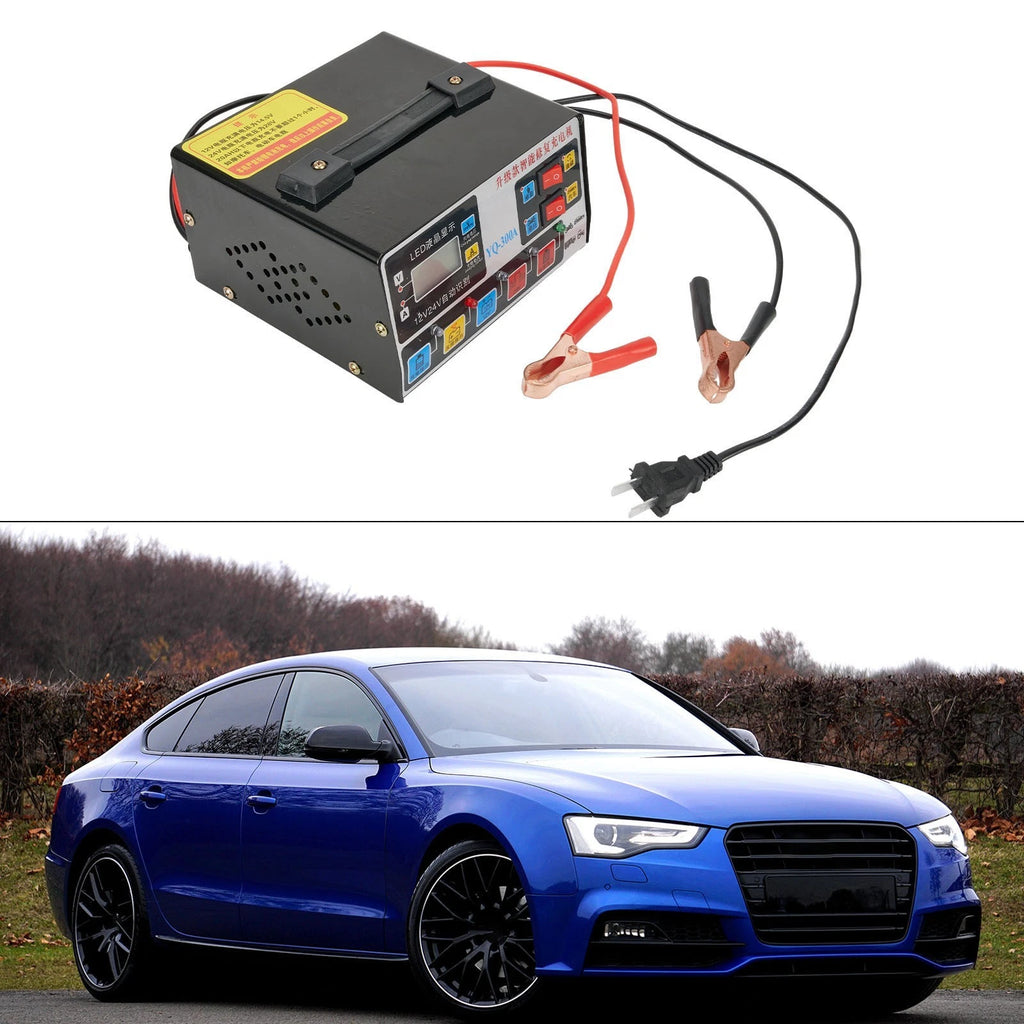 12V 24V Car Battery Charger Pure Copper with 5 Lights for