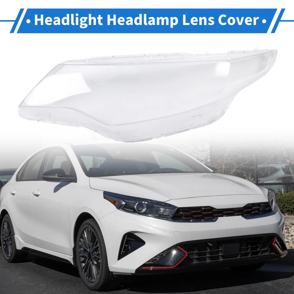 1 Pcs Headlight Lens Cover for Kia Optima (2016–2018) PC Clear