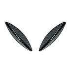 6 x Front Bumper Lip Spoiler Fins for Mercedes Benz C-Class W205 (2015-2018)
