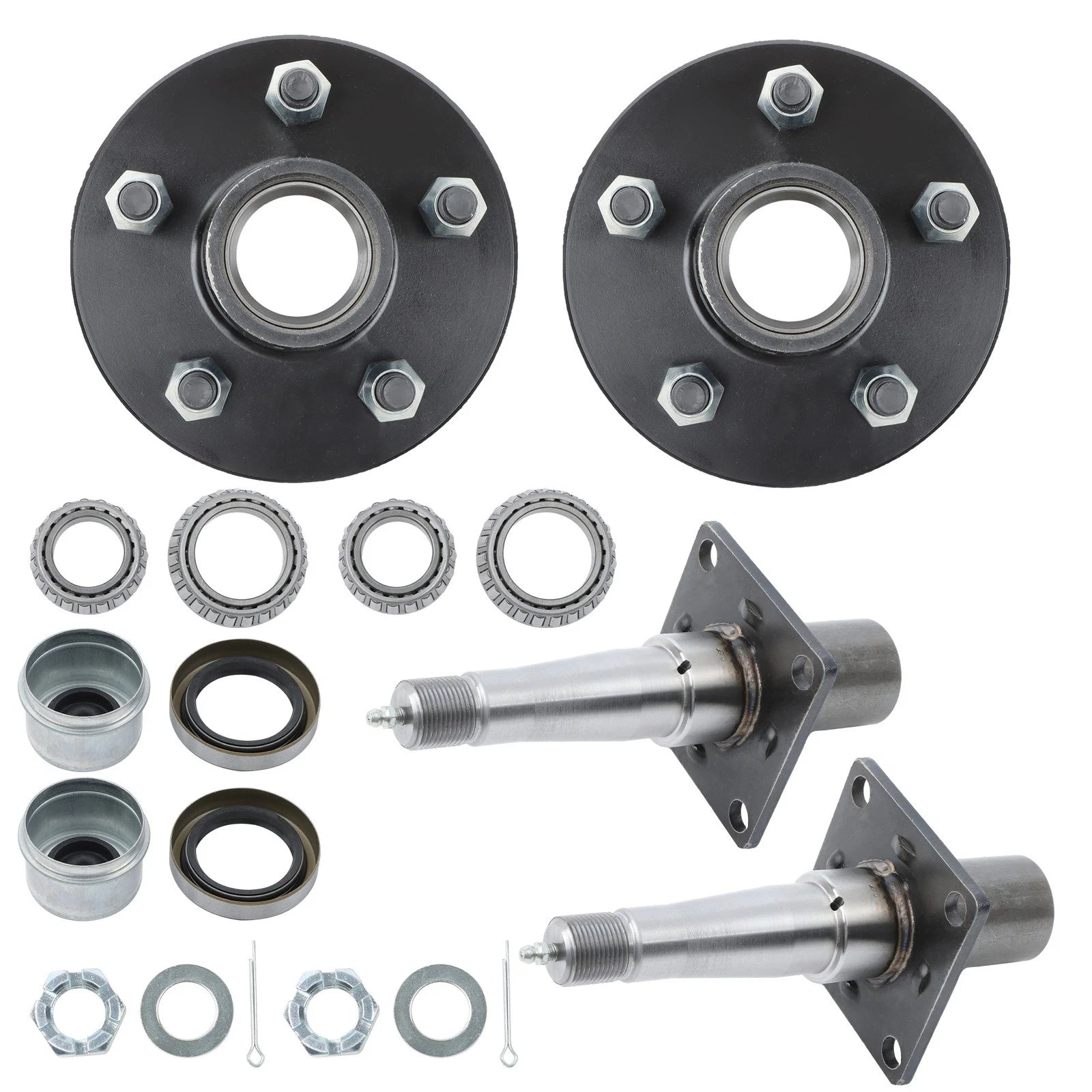 5 Lug 4.5" Bolt Trailer Hub Kit for Trailer (Universal)
