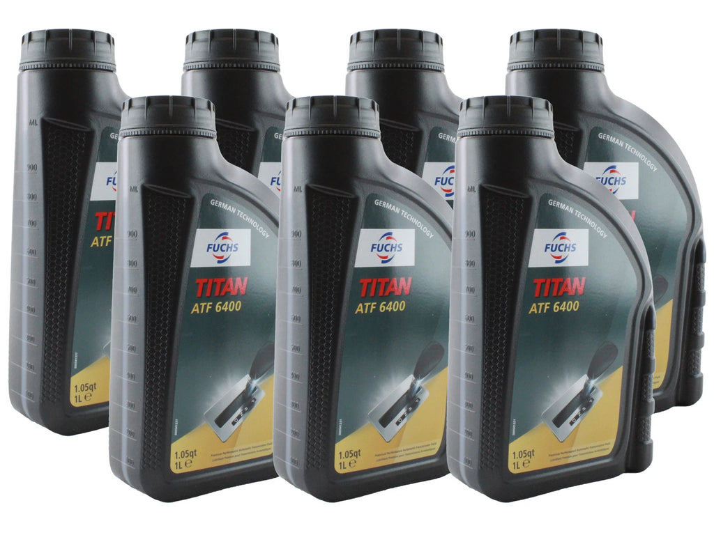 Set of 7 Fuchs TITAN ATF 6400 Transmission Fluid 1L for Acura BMW Ford VW