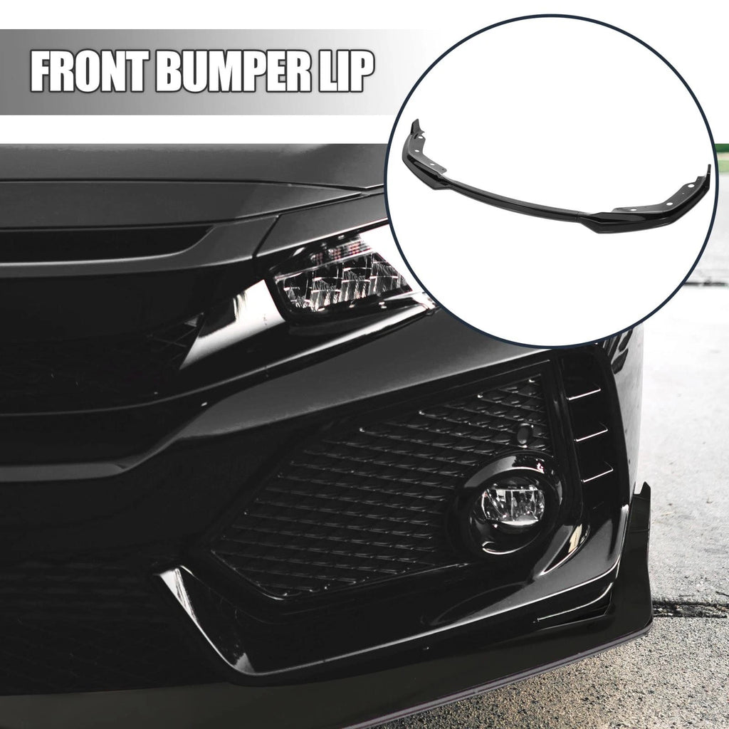 Set of 2 Glossy Black Front Bumper Lip Splitters for BMW 3 Series G28 (2019–2021) 747709127620