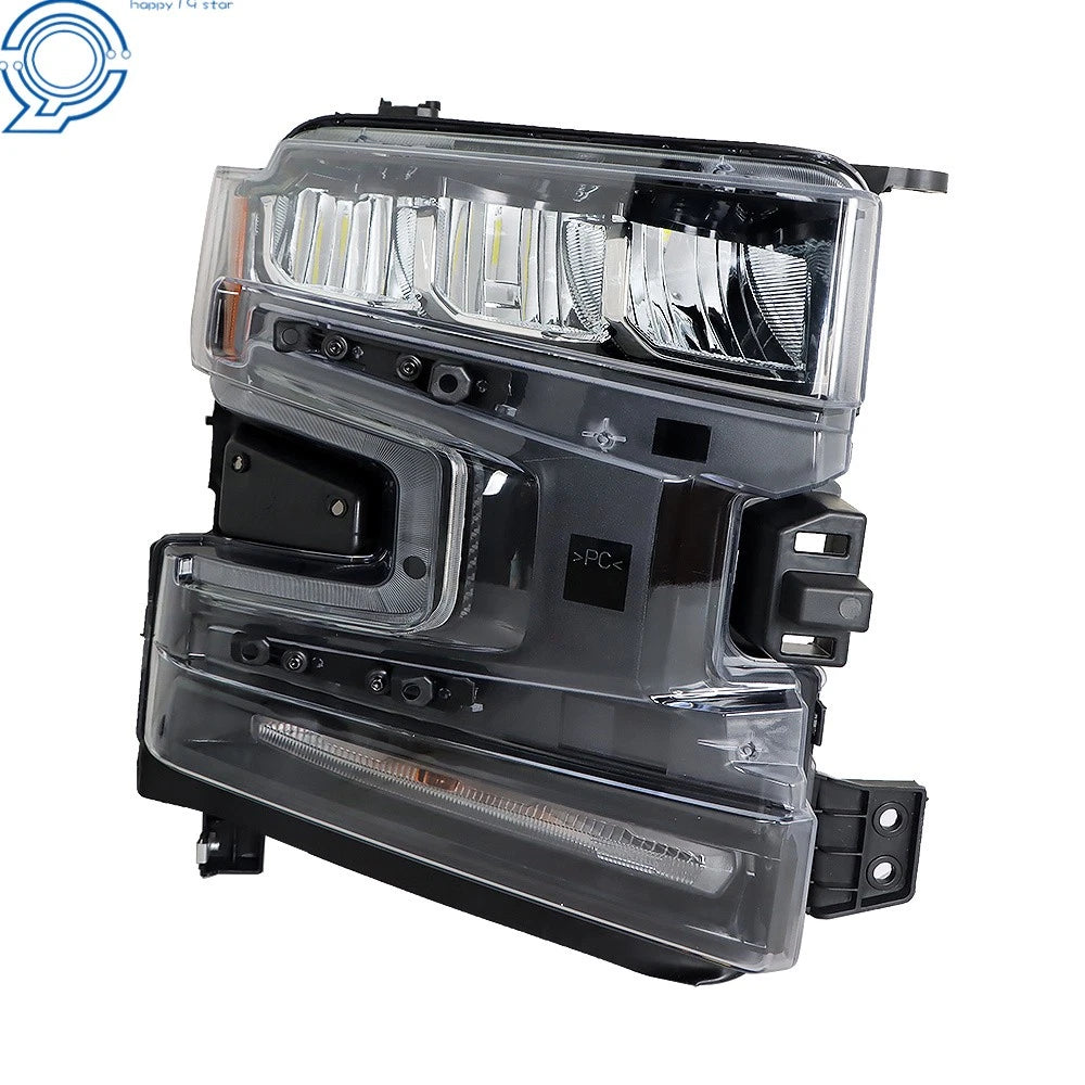 LED Headlight for Silverado 1500 (2019–2020) Black Housing Clear Lens Right