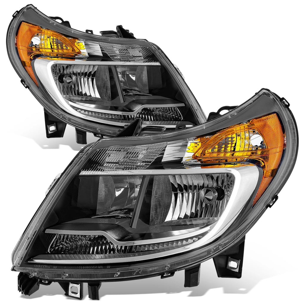 OE Style Chrome Housing Amber Corner Headlights for Promaster 1500-3500 (2014–2022)