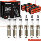 Set of 6 Iridium Platinum Spark Plugs for Chevy Silverado 1500 (2012–2014)