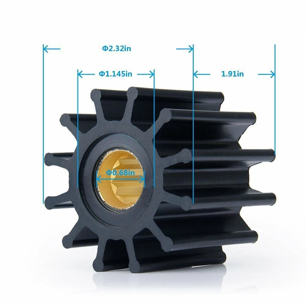Impeller Kit for Volvo Penta Sea Water Pump (Replaces 21213664)