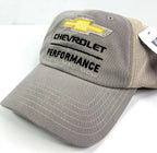 Racing Hat Cap for Chevrolet Performance Vehicles Gray Khaki (Unspecified)
