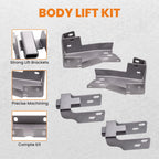 3 Inch Body Lift Kit for Chevy Silverado GMC Sierra 1500 (2007–2013) Steel